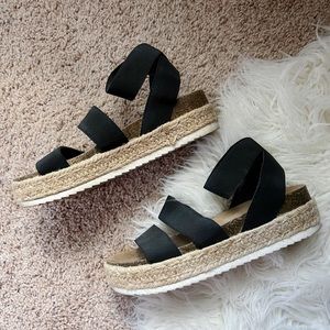 Platform Espadrille Sandals (Wide)